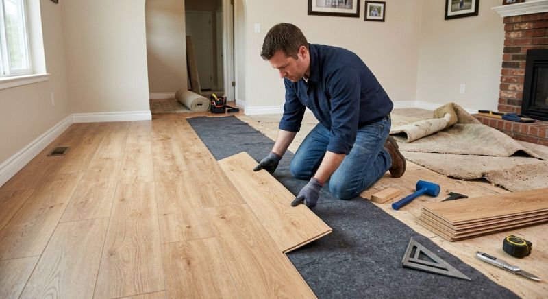 Laminate Floor Remodeling in Lancaster, PA
