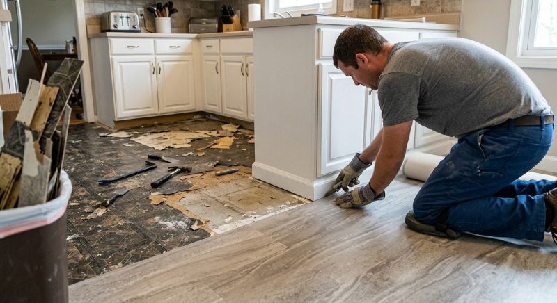Linoleum Floor Installation in York County, PA