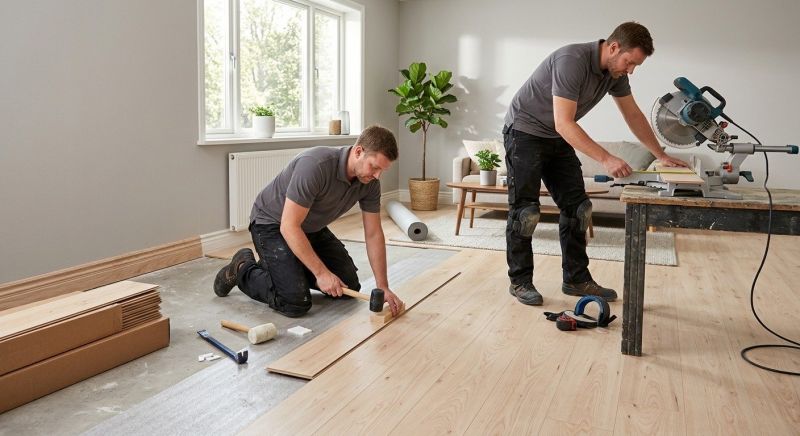 Plank Laminate Installation in Lancaster, PA