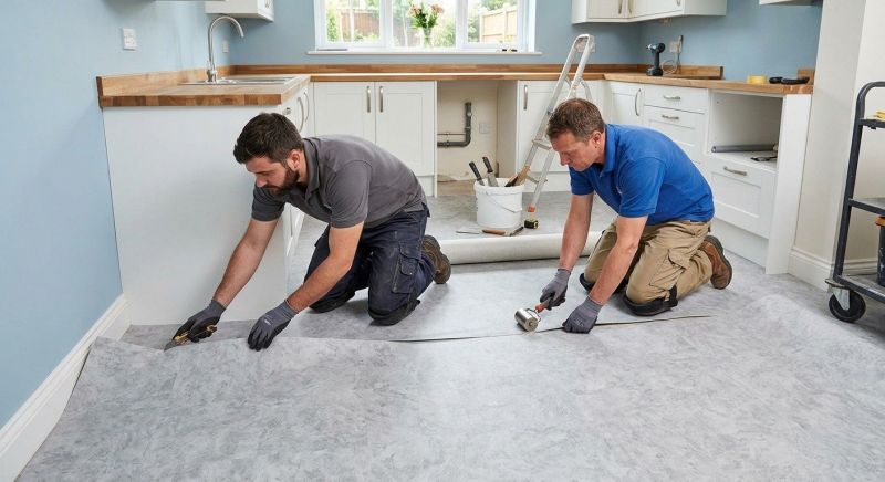 Sheet Linoleum Installation in Lancaster, PA